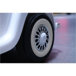 Elektrické autíčko Mercedes Benz 540K Retro - biela - nosnosť 100KG!!!